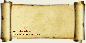 Danica Bećković vizit kartica